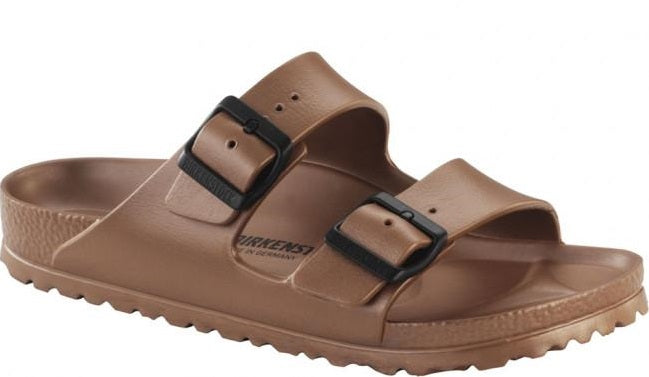 Birkenstock Metallic Copper Arizona EVA Womens Slide On Sandals 1001500