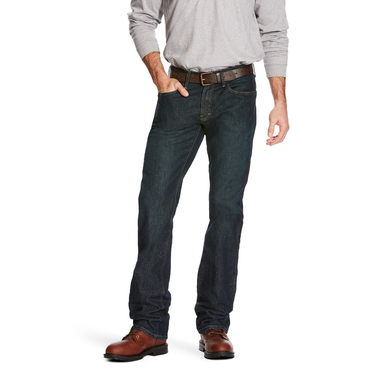 Ariat Blackstone Rebar M5 Slim DuraStretch Edge Stackable Straight Leg Jean 10016223