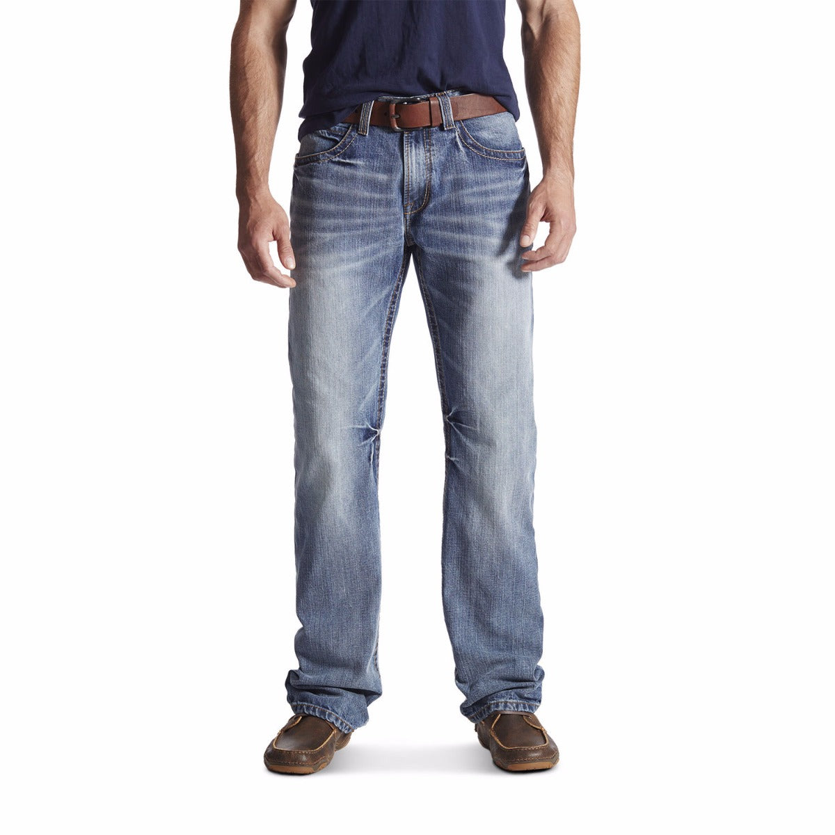 Ariat Denim M4 Coltrane Durango Mens Low Rise Relaxed Fit Fashion Boot Cut Jeans 10017511