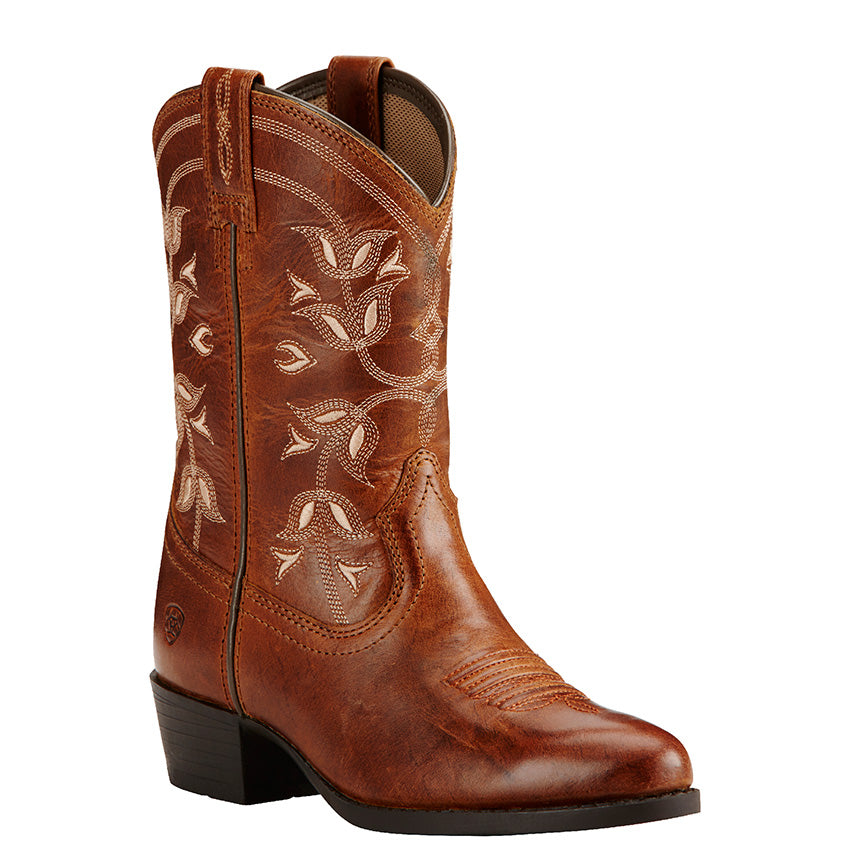 Ariat Desert Holly  Brown/Red Leather Kids Western 10018647