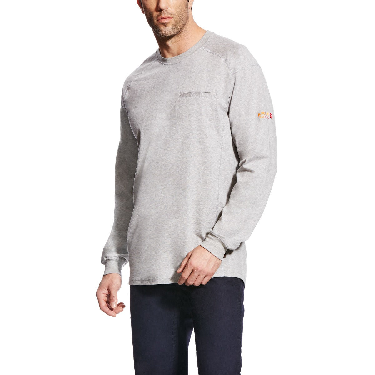 Ariat Silver Fox Heather FR Air Crew T-Shirt 10022329