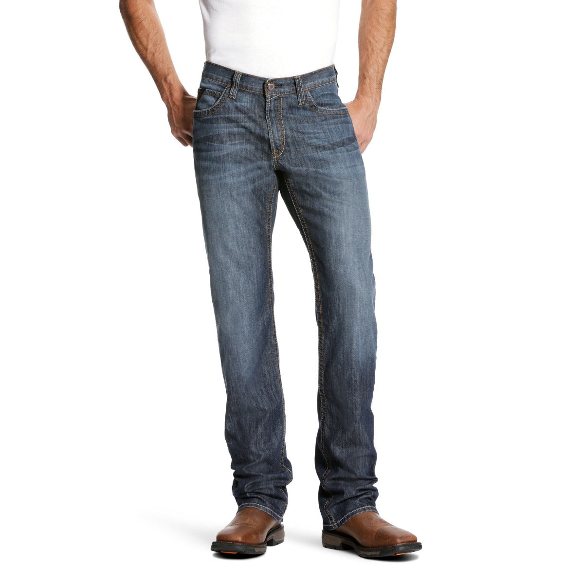 Ariat Lassen FR M4 Low Rise Stretch DuraLight Basic Boot Cut Jeans 10023466