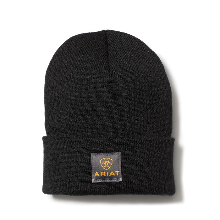 Ariat Black Rebar Watch Knit Cap 10024503