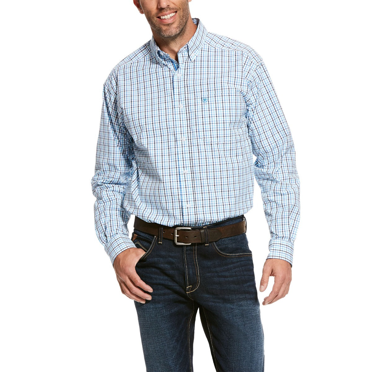 Ariat Dress Blues Pro Series Towner Classic Fit Mens Shirt 10028204