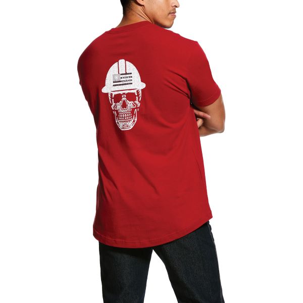 Ariat Rio Red Rebar Cotton Strong Roughneck Mens Graphic T-Shirt 10030302