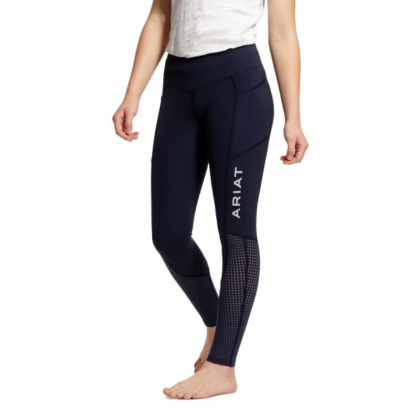 Ariat Navy Eos Knee Patch Kids Tight 10030994