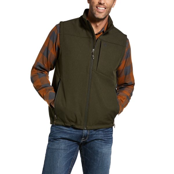 Ariat Brine Olive Heather Vernon 2.0 Softshell Mens Vest 10032930