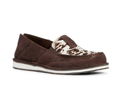 Ariat Chocolate Chip Suede and Cowhair Cruiser Ladies Shoe 10033932