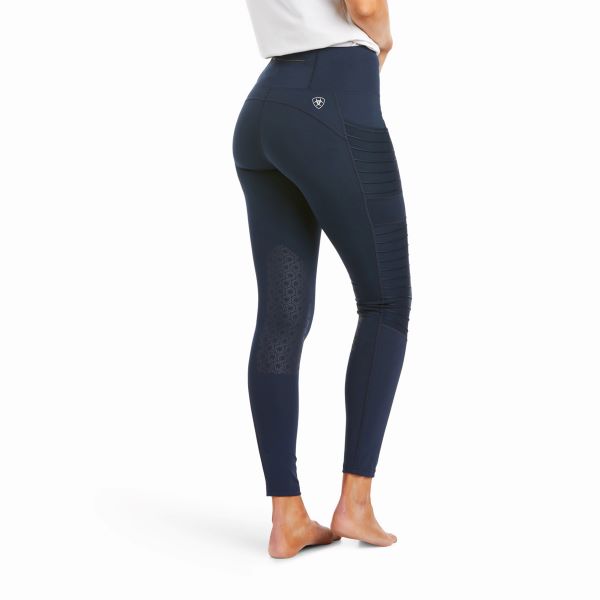 Ariat Navy Eos Moto Knee Patch Womens Tight 10035225
