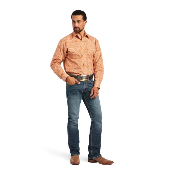 Ariat Amber Dusk Print Braylon Classic Snap Longsleeve Mens Shirt 10040673