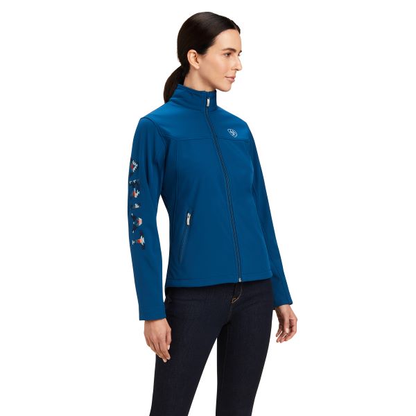 Ariat Hydra/Night Sky Blanket New Team Womens Softshell Jacket 10041277