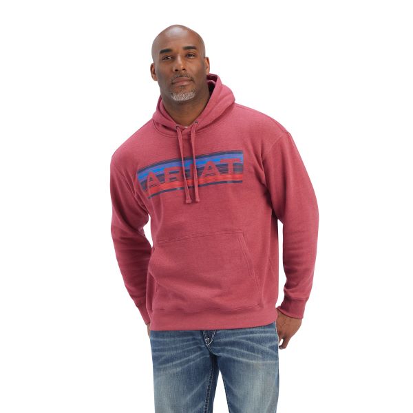 Ariat Rubia Red Heather Serape Logo Sweatshirt 10041716