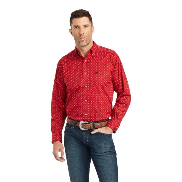 Ariat Samba Korbin Men's Stretch Classic Fit Shirt with Print 10042333