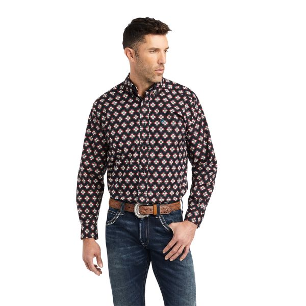 Ariat Black Kasey Men's Classic Fit Longsleeve Shirt 10042335