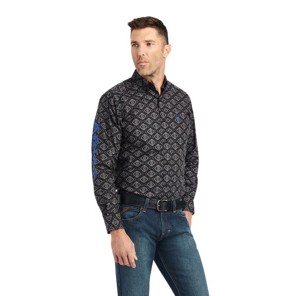 Ariat Black Team Clyde Fitted Shirt 10042354