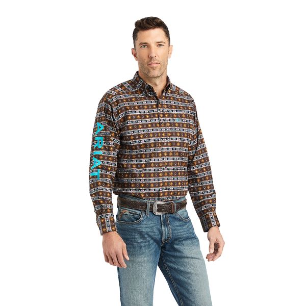 Ariat Black Team Cashton Classic Fit Men's Shirt 10042357