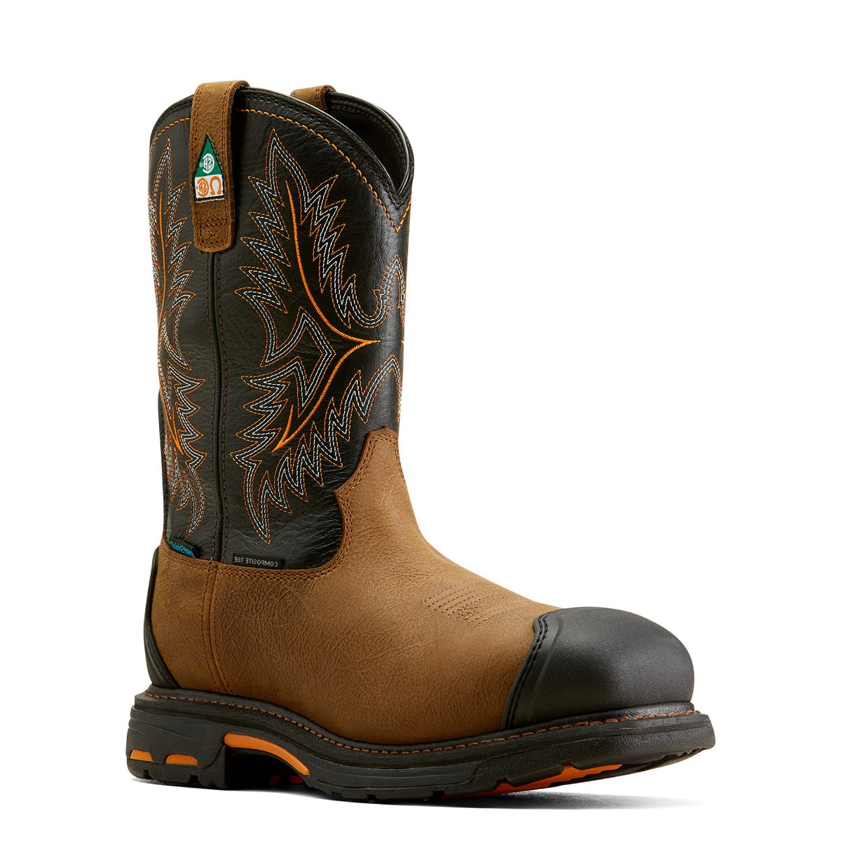 Ariat Rye Brown/Black WorkHog CSA XTR Men's Waterproof Composite Toe Work Boots 10042491