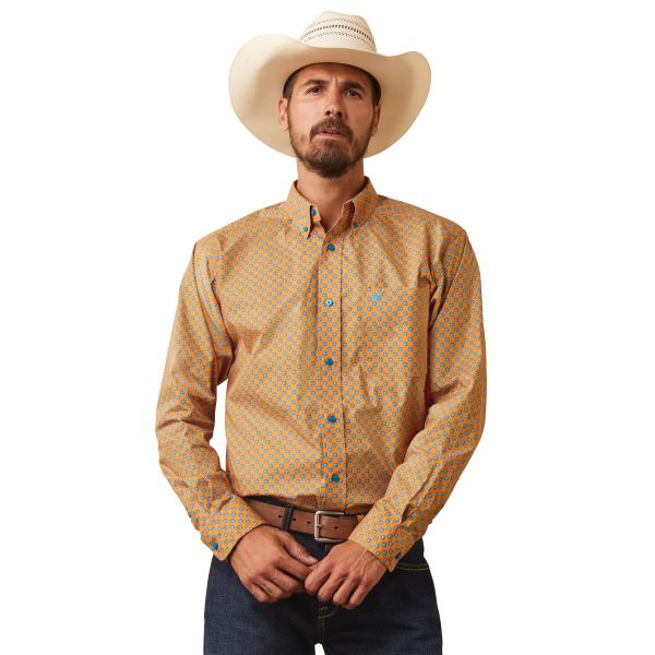 Ariat Jasper Stone Kilian Men's Longsleeve Fitted Shirt 10043871