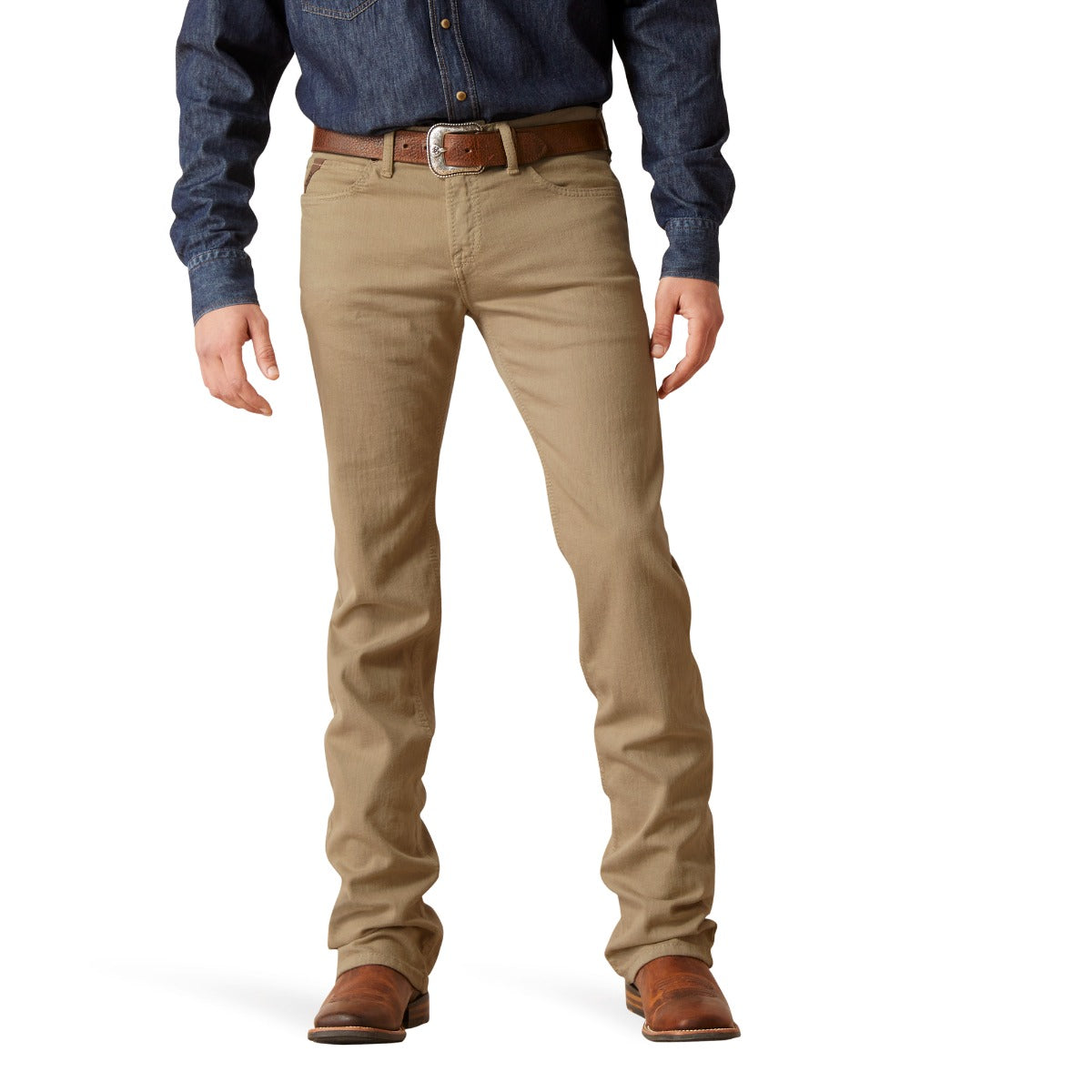 Ariat Dark Khaki M7 Grizzly Straight Men's Jeans 10044369