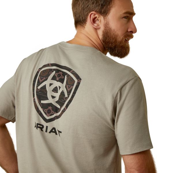 Ariat Khaki Heather Serape Island Men's T-Shirt 10045273