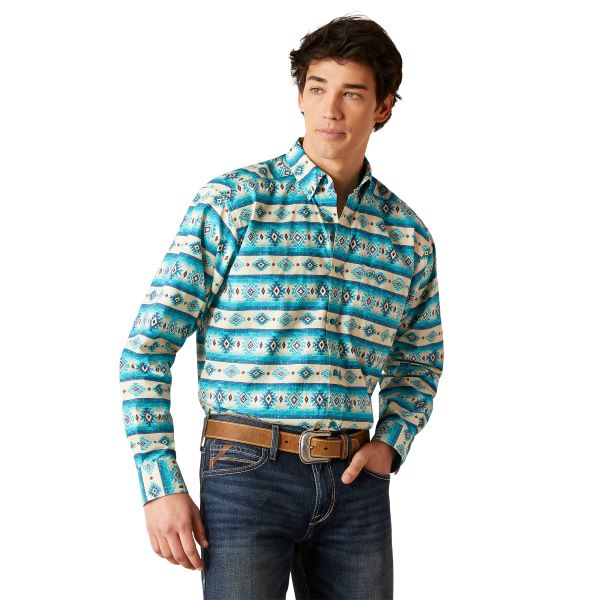 Ariat Sandshell Brent Shirt Men's Classic Fit Button Down Long Sleeve Shirt 10046225