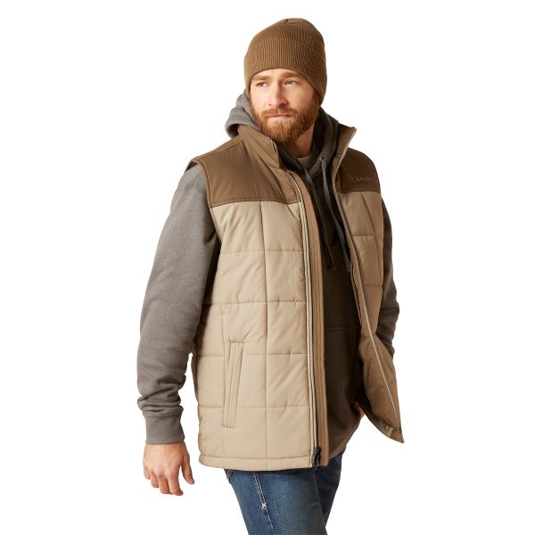 Ariat Brindle/Major Brown Crius Men's Insulated Vest 10046734