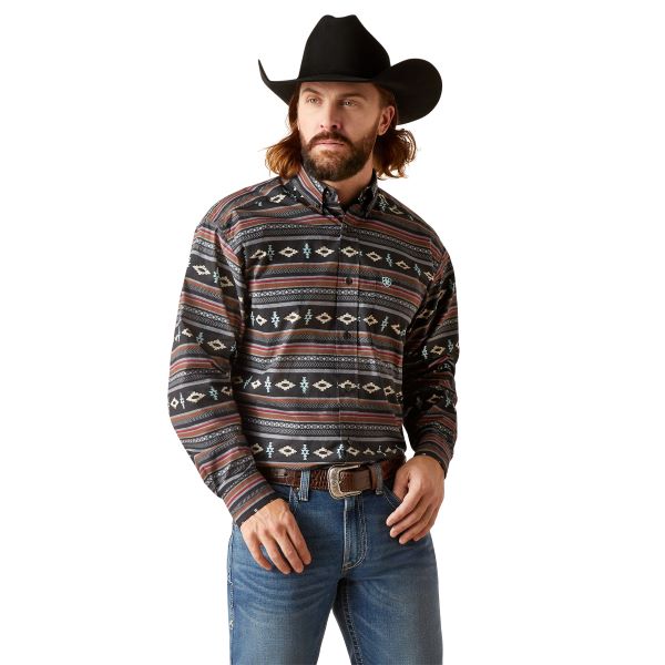 Ariat Black Noland Men's Classic Fit Longsleeve Shirt 10047384