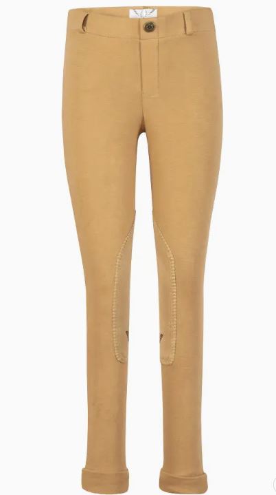JPC Equestrian Sand TuffRider Kid's Starter Low-Rise Pull-On Jodhpurs 100568-SAND