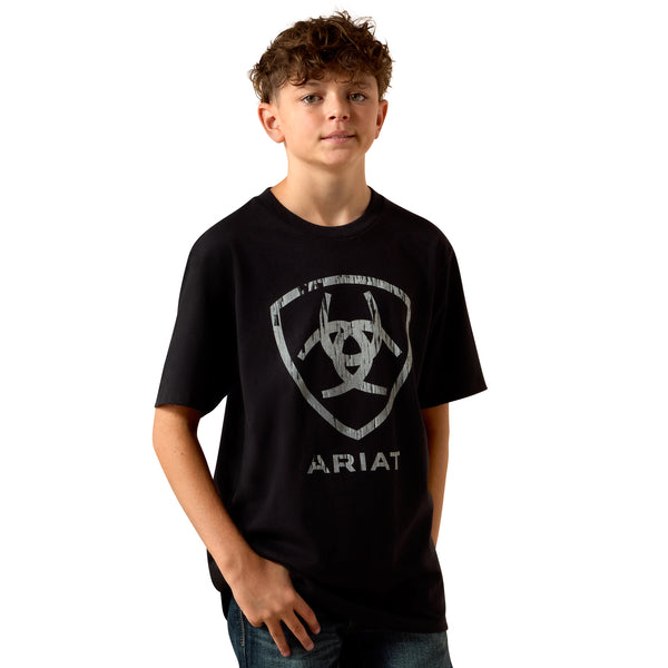 Ariat Black Barn Shield Youth T-Shirt 10073454