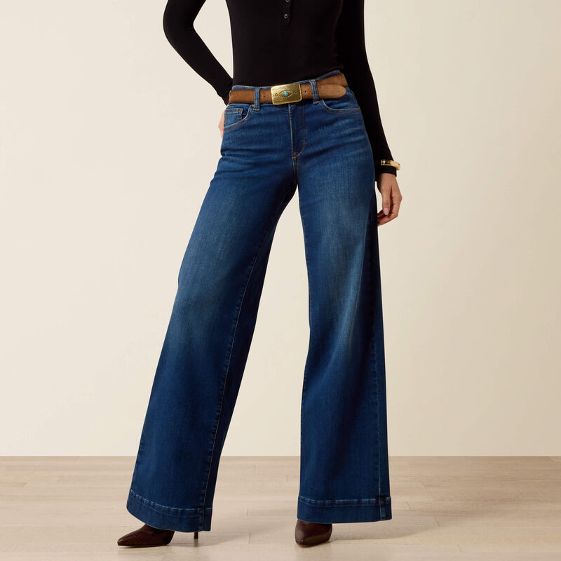 Ariat Norwalk High Rise Revel Vilma Ultrastretch Women's Wide Leg Jeans 10078903