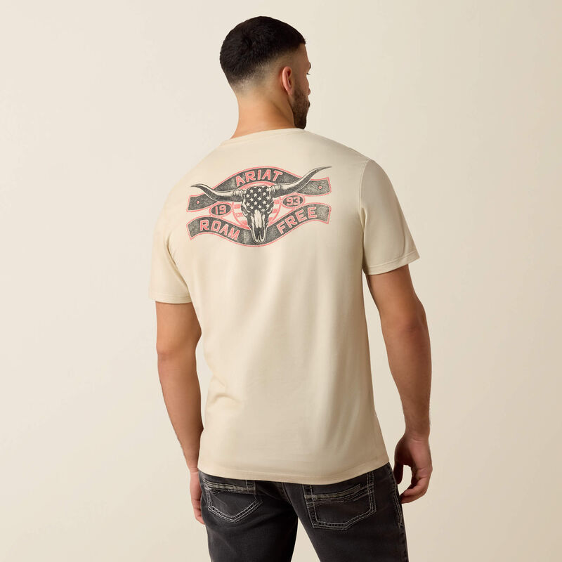 Ariat Natural Steer Freedom T-Shirt 10079269