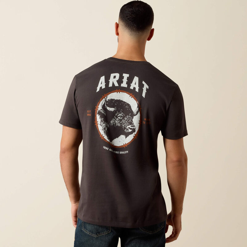 Ariat Vintage Black Bison Brother's T-Shirt 10079381