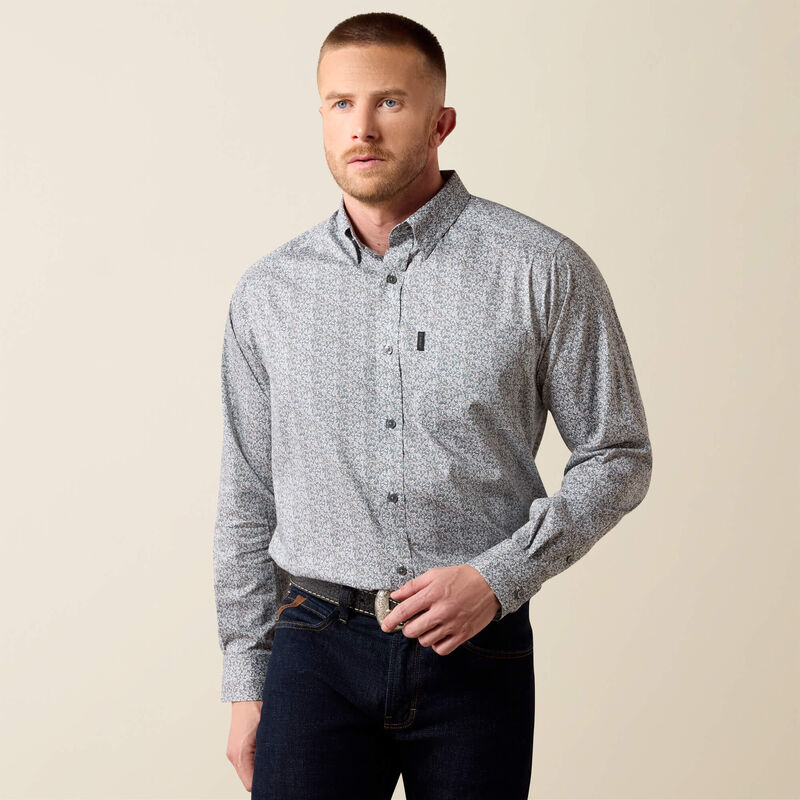 Ariat Quiet Shade Vine Print Everything Classic Fit Long Sleeve Shirt 10079707