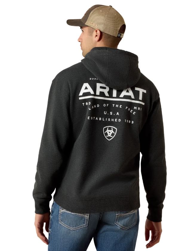 Ariat Grey Odyssey Men's Hoodie 10080584