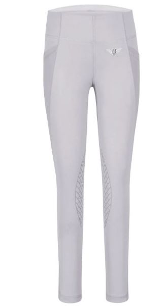 JPC Equestrian Lilac Grey Tuffrider Minerva Childrens Equicool Tights 100974-LGREY