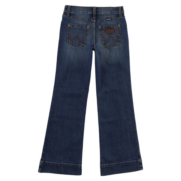 Wrangler Darci Toddler and Girl's Size Trouser Denim 1009GWWDI