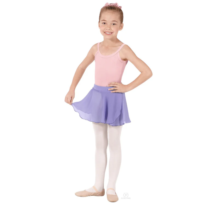 Eurotard Girls Chiffon Mock Wrap Skirt 10127