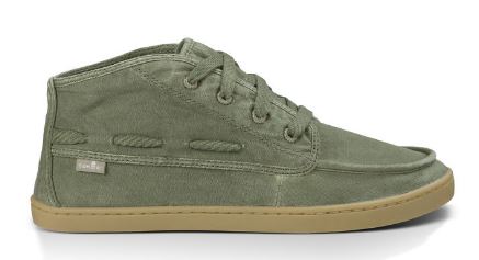Sanuk Vee K Shawn Olive Womens Comfort Lace Up Chukka Shoes 1013820-OLV