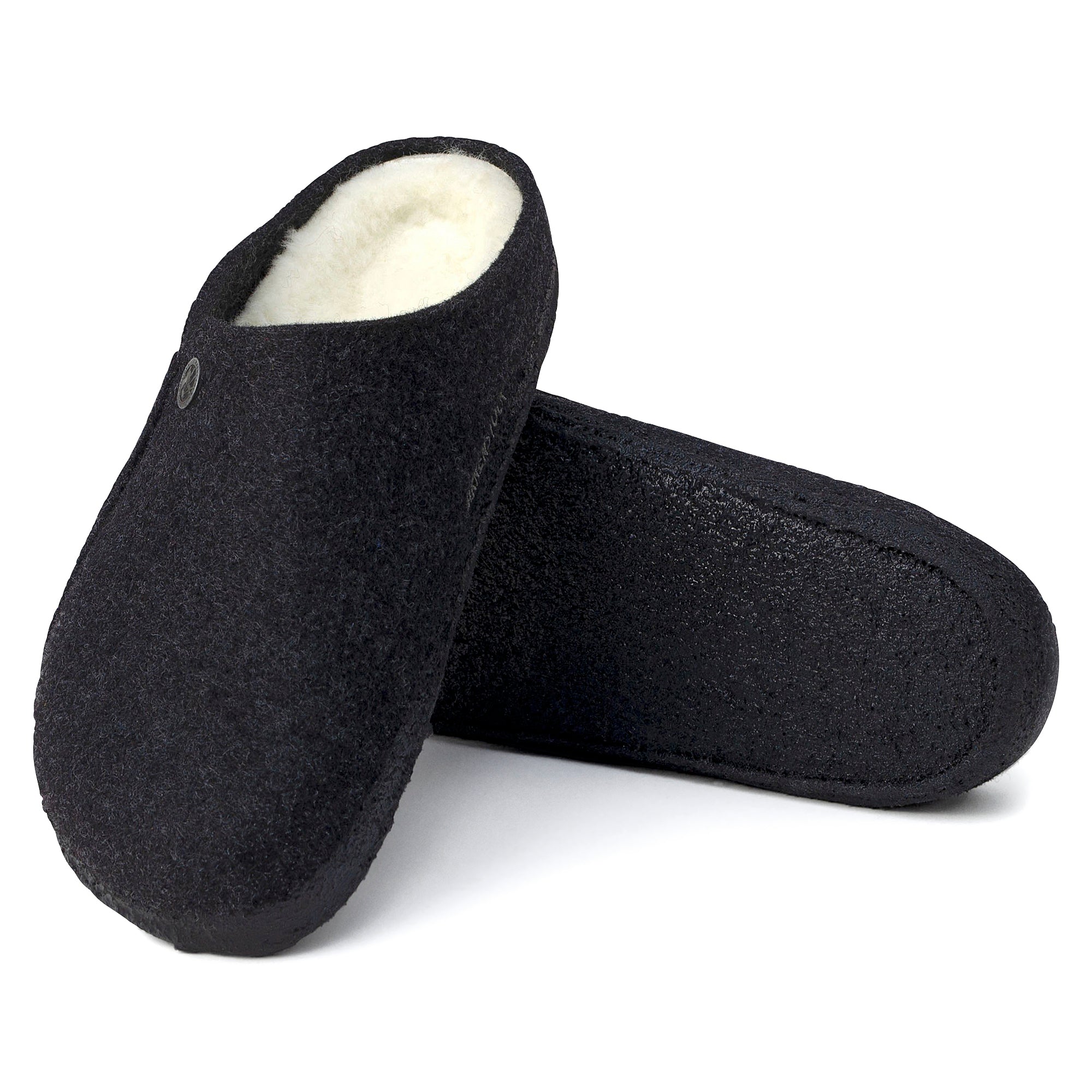 Birkenstock Anthracite Zermatt Shearling Men's Felt Slippers 1015090