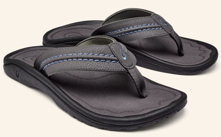Olukai Pavement Hokua Mens Comfort Sandals 10161-PVPV display picture 1