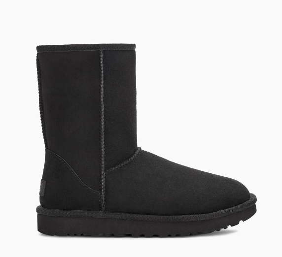 Ugg Black Classic II Womens Short Boots 1016223-BLK