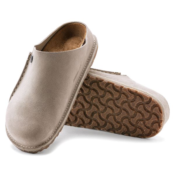 Birkenstock Stone Coin Zermatt Premium Suede Leather Women's Clogs N1021338