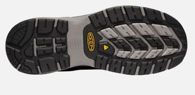 Keen Black/Grey Flannel Men's Sparta (Aluminum Toe) Work Shoes 1021345