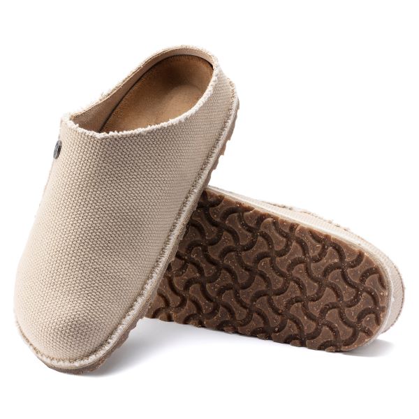 Birkenstock Zermatt Eggshell Canvas Women's Shoes 1021530