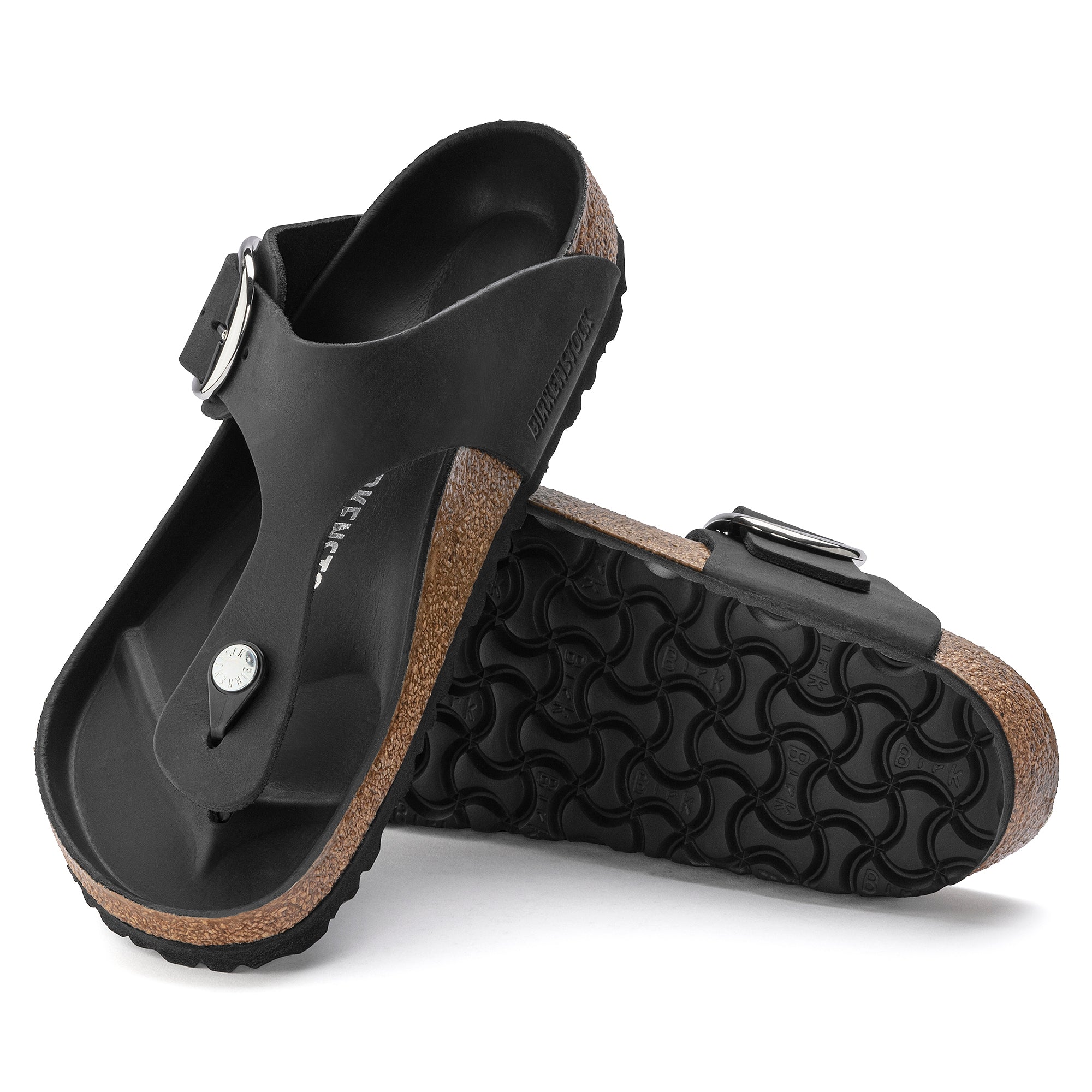 Birkenstock Black Gizeh Big Buckle R1023334