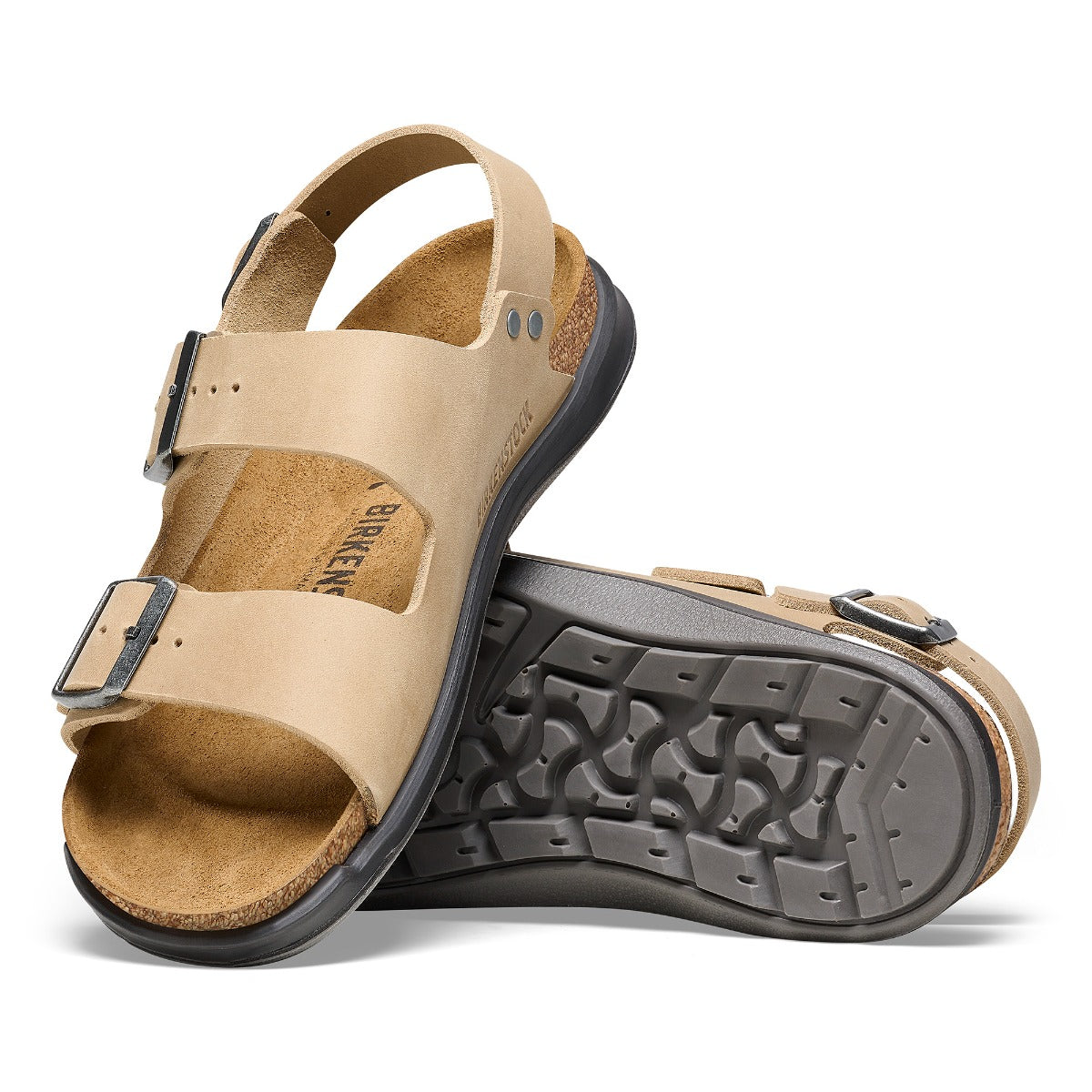 Birkenstock Tobacco Brown Milano Crosstown Oiled Leather Women's Sandals R1025674