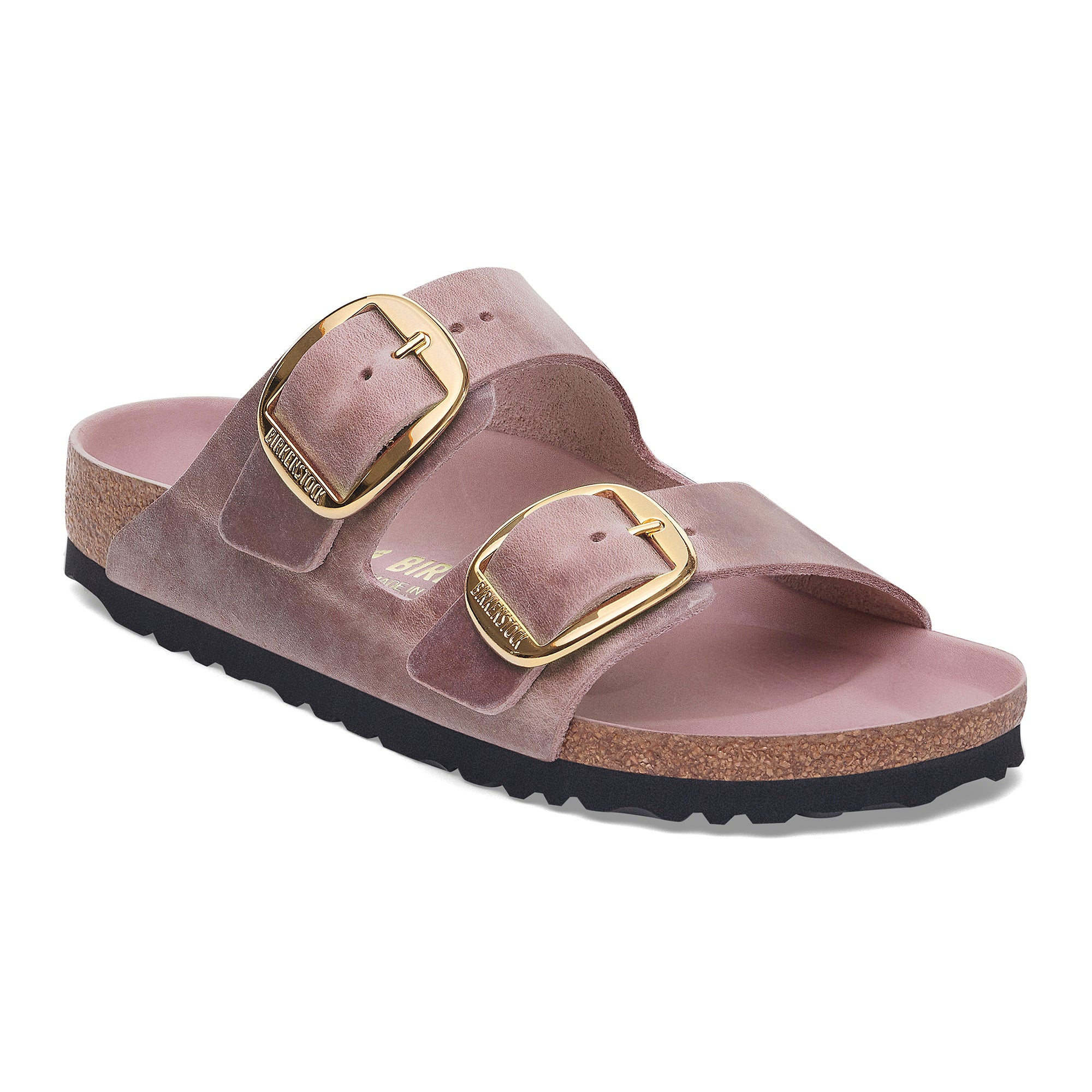Birkenstock Lavender Arizona Big Buckle Oiled Leather