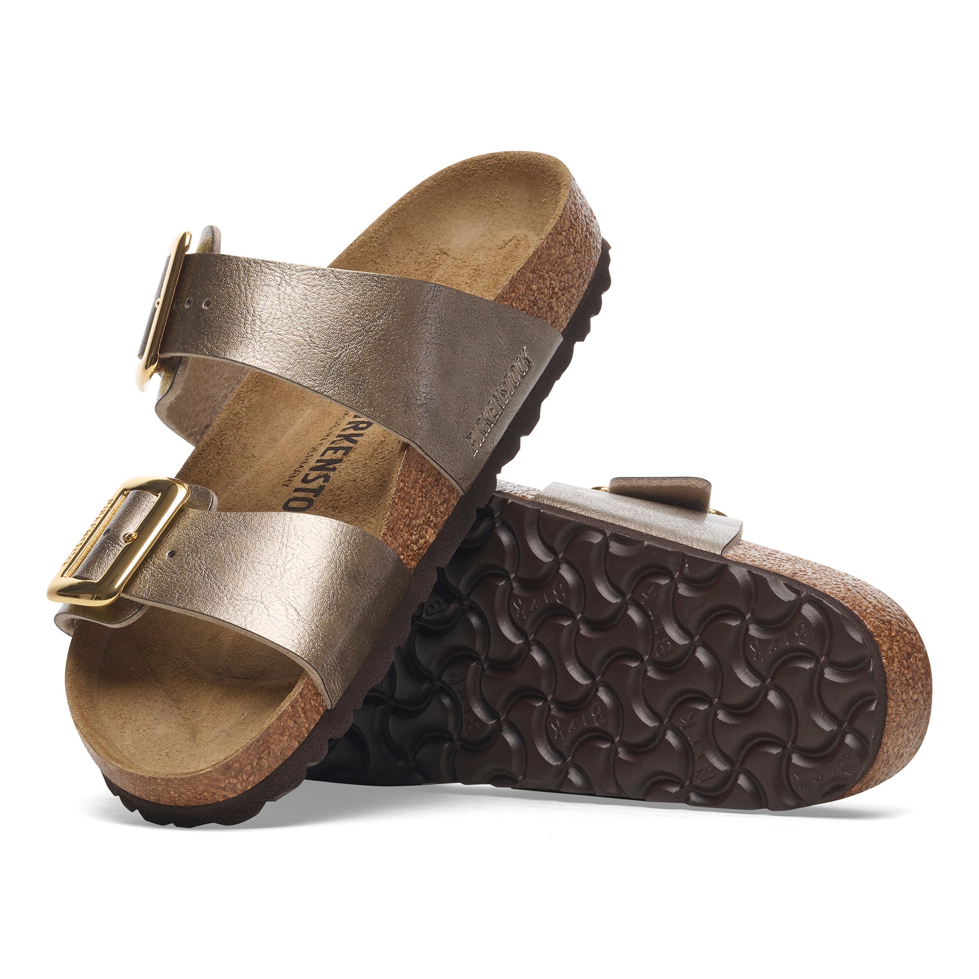 Birkenstock Graceful Taupe Sydney Luxe Birko-Flor Buckle Women's Sandals N1029372