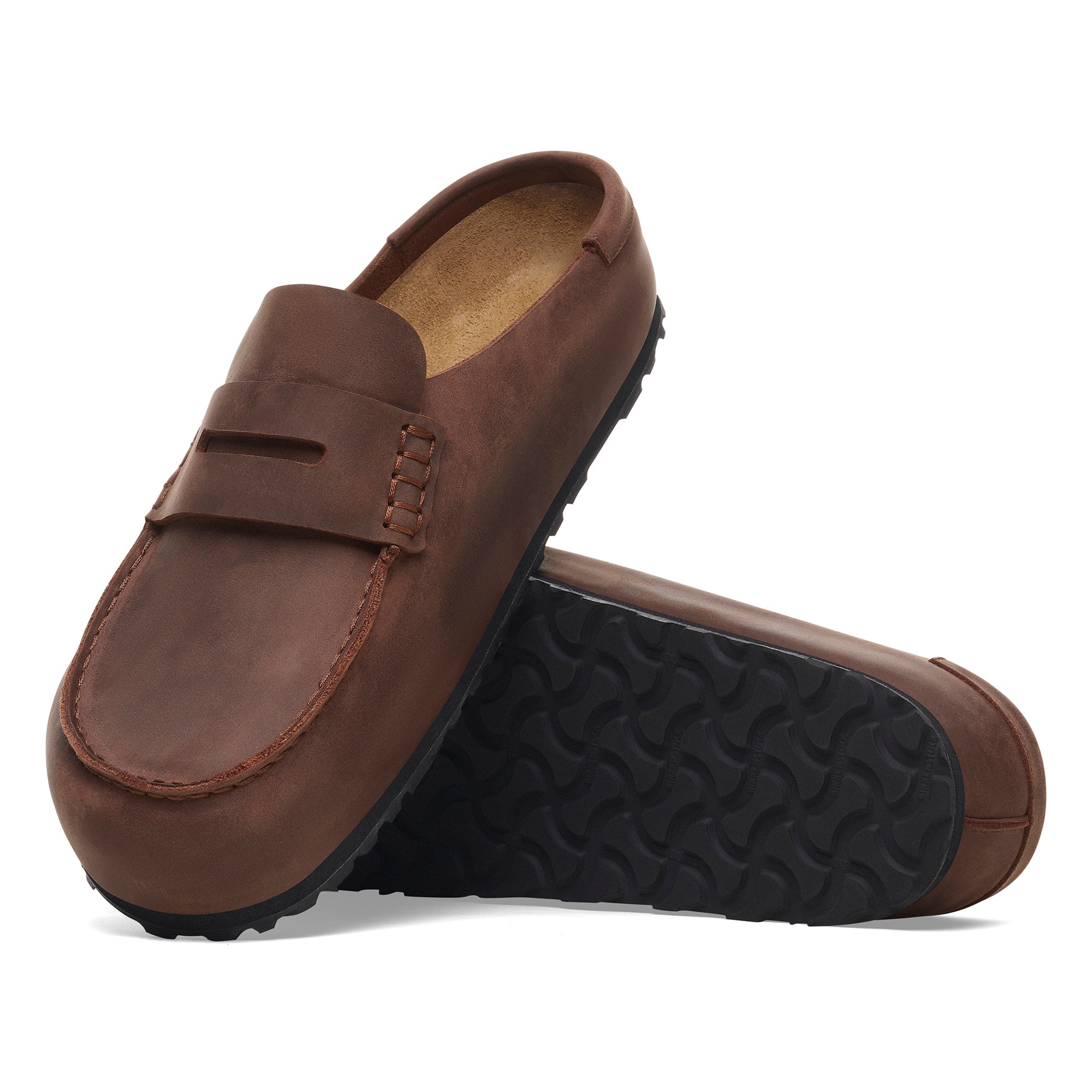 Birkenstock Habana Naples Wrapped Oiled Leather Men's Loafer Inspired Clogs 1029617