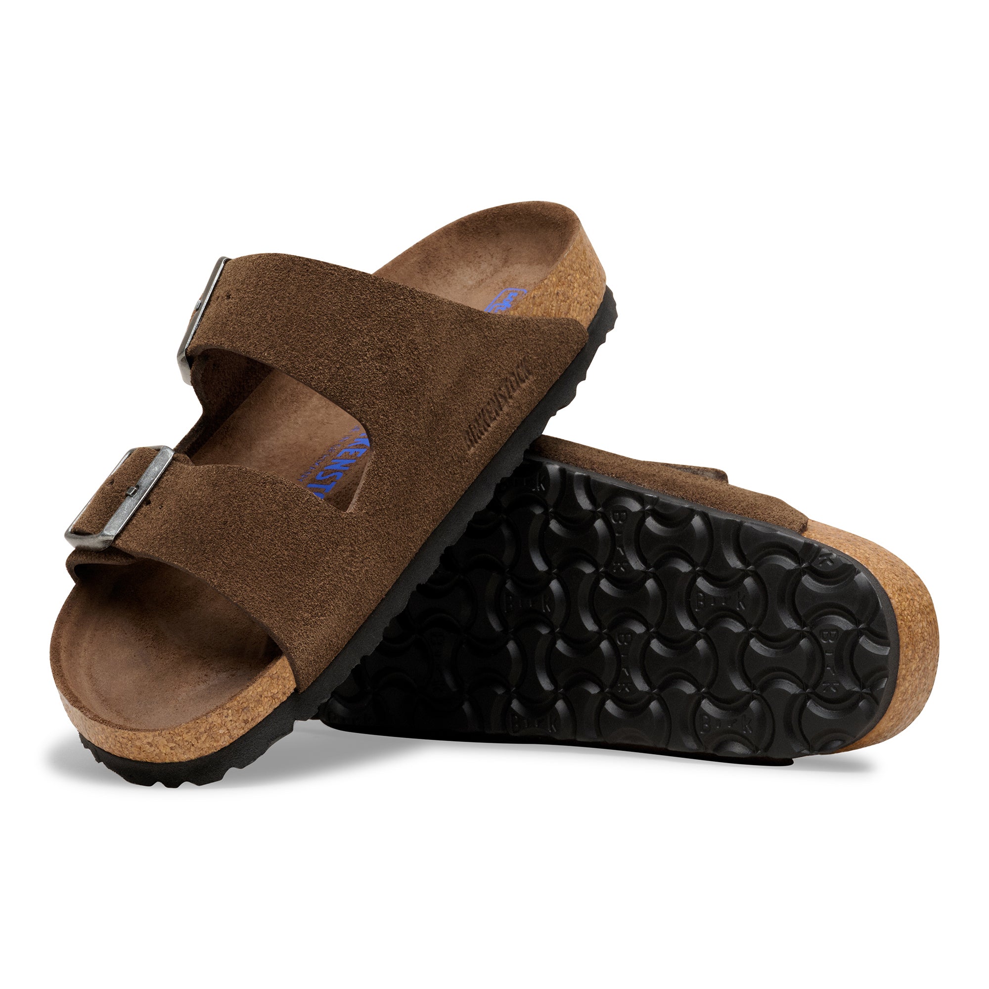 Birkenstock Carafe Tonal Arizona Soft Footbed Suede Leather Women's Sandals N1031640